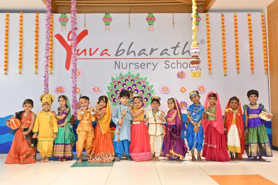 krishna janmashtami 2024 image - Yuvabharathi Nursery